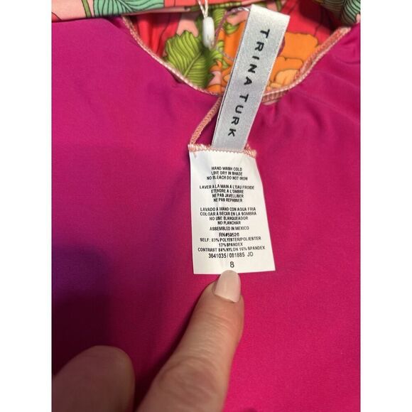 Trina Turk Sunny Bloom Underwire One Piece In Size 8. NWT! - Picture 13 of 14